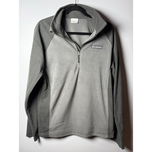 Columbia Other - Columbia Life Point 1/4 Zip Fleece Men’s Dark GR & Gray Two Toned Size Small NEW